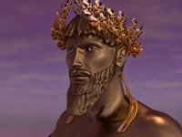 zeus fej 3d modellezés