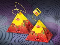 lipton promóciós táska grafikus munka